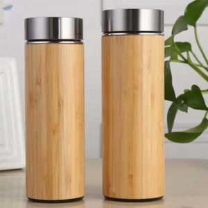 Bamboo Copper Bottle