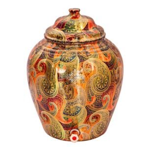 Copper Paisley design Water Pot 13 Ltr.